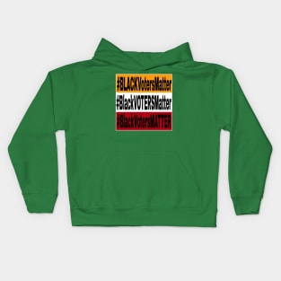 Black Voters Matter - Multicolored - Front Kids Hoodie